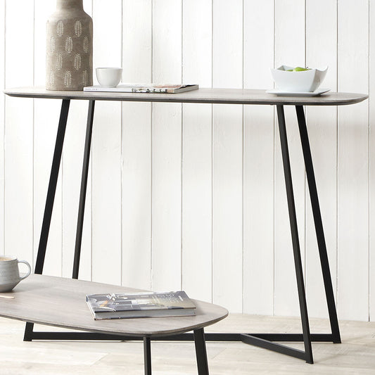 The Ukiah Console Table brings together simplicity and elegance with its clean lines and natural-inspired tones. perfect for hallways or provide a subtle storage solution. Shop online today at www.nobleandnook.co.uk