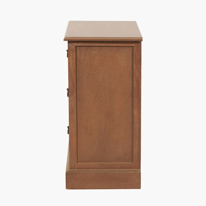 Loft Sage Multicoloured Pine Wood 3 Drawer Unit | Industrial Storage