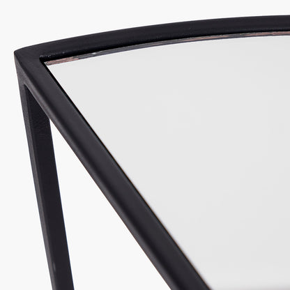The Caprisse Console Table with its art deco-inspired design and refined half-moon silhouette makes it a standout feature in any room. Whether used in an entryway or behind a sofa. W100 x D40.5 x H81 cm. Shop online today at www.nobleandnook.co.uk