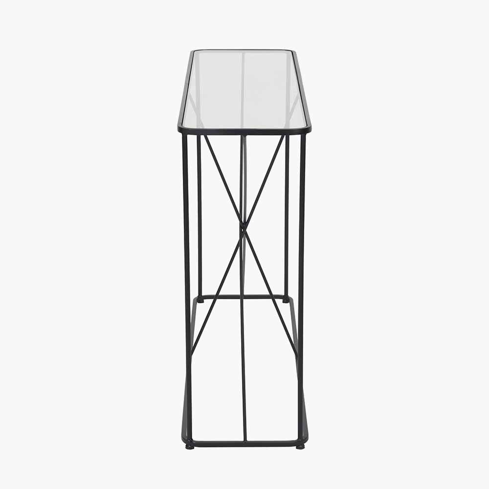 Bring a modern edge to your home with the Roxy Console Table. Perfect for elevating an entryway or adding flair to a living area.  W120xD32xH81cm. Available at www.nobleandnook.co.uk