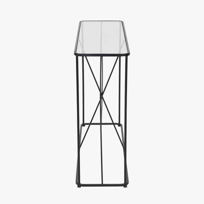 Bring a modern edge to your home with the Roxy Console Table. Perfect for elevating an entryway or adding flair to a living area.  W120xD32xH81cm. Available at www.nobleandnook.co.uk
