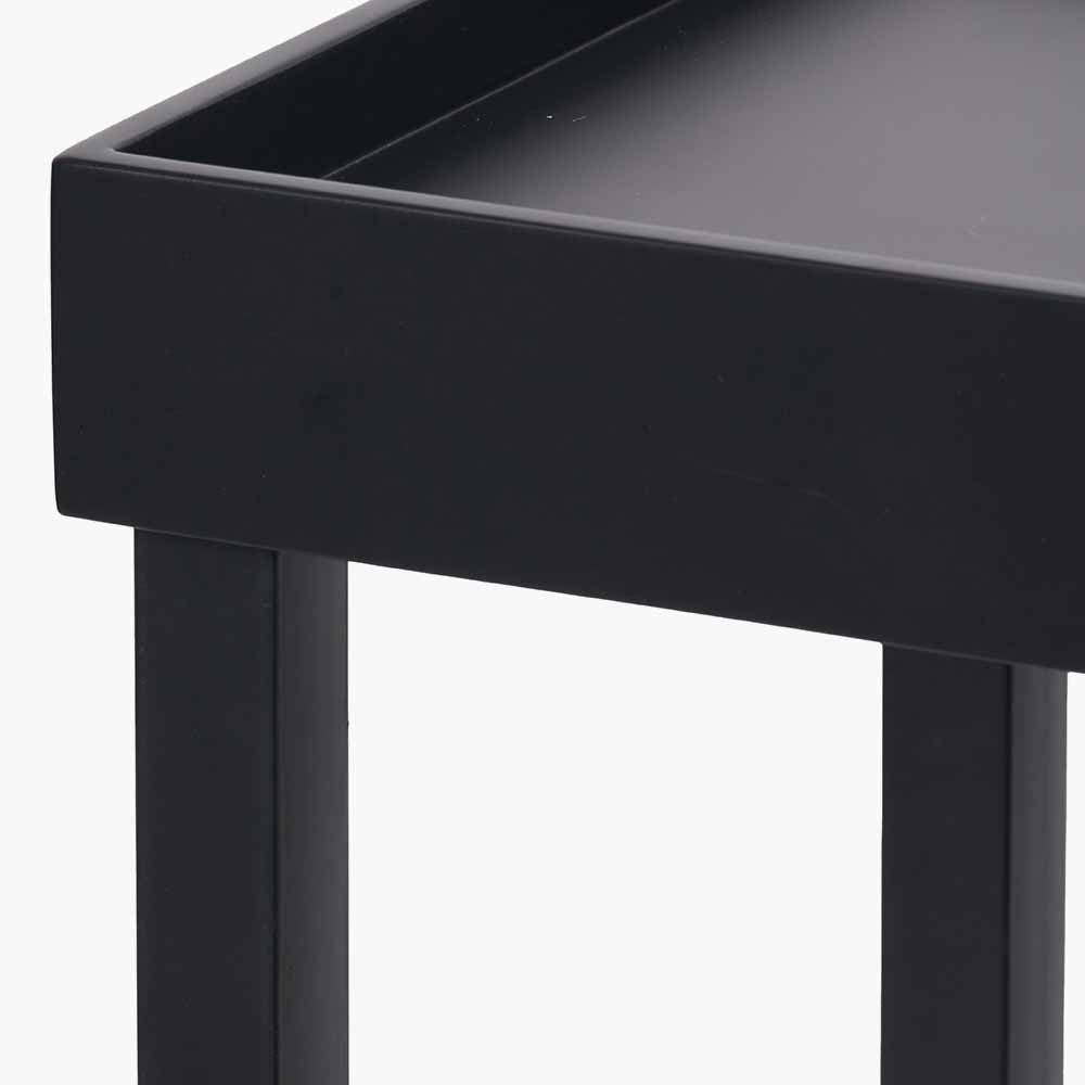 A contemporary design with practical elegance, while the striking black finish makes a confident statement. Perfect for elevating your hallway, lounge, or kitchen-diner. Available at www.nobleandnook.co.uk