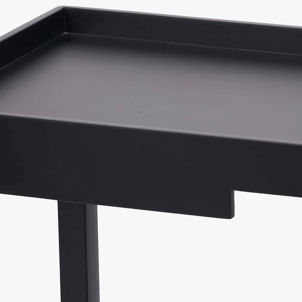 A contemporary design with practical elegance, while the striking black finish makes a confident statement. Perfect for elevating your hallway, lounge, or kitchen-diner. Available at www.nobleandnook.co.uk