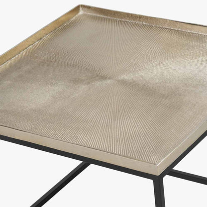 Luxurious Gold Cast Metal Top, adds instant glamour and a refined, boutique feel to your living room. Handcrafted in India. No Assembly Required. Perfect for modern apartments, lounges, or reception spaces