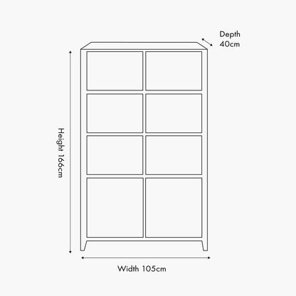Expertly crafted from solid mango wood, this 2-door bookshelf unit is a stunning addition to any home. Combining natural elegance with practicality. Shop online today at www.nobleandnook.co.uk