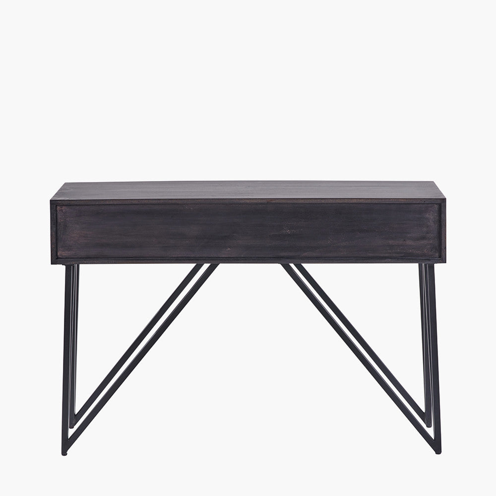 Verde Black Mango Wood Console Table