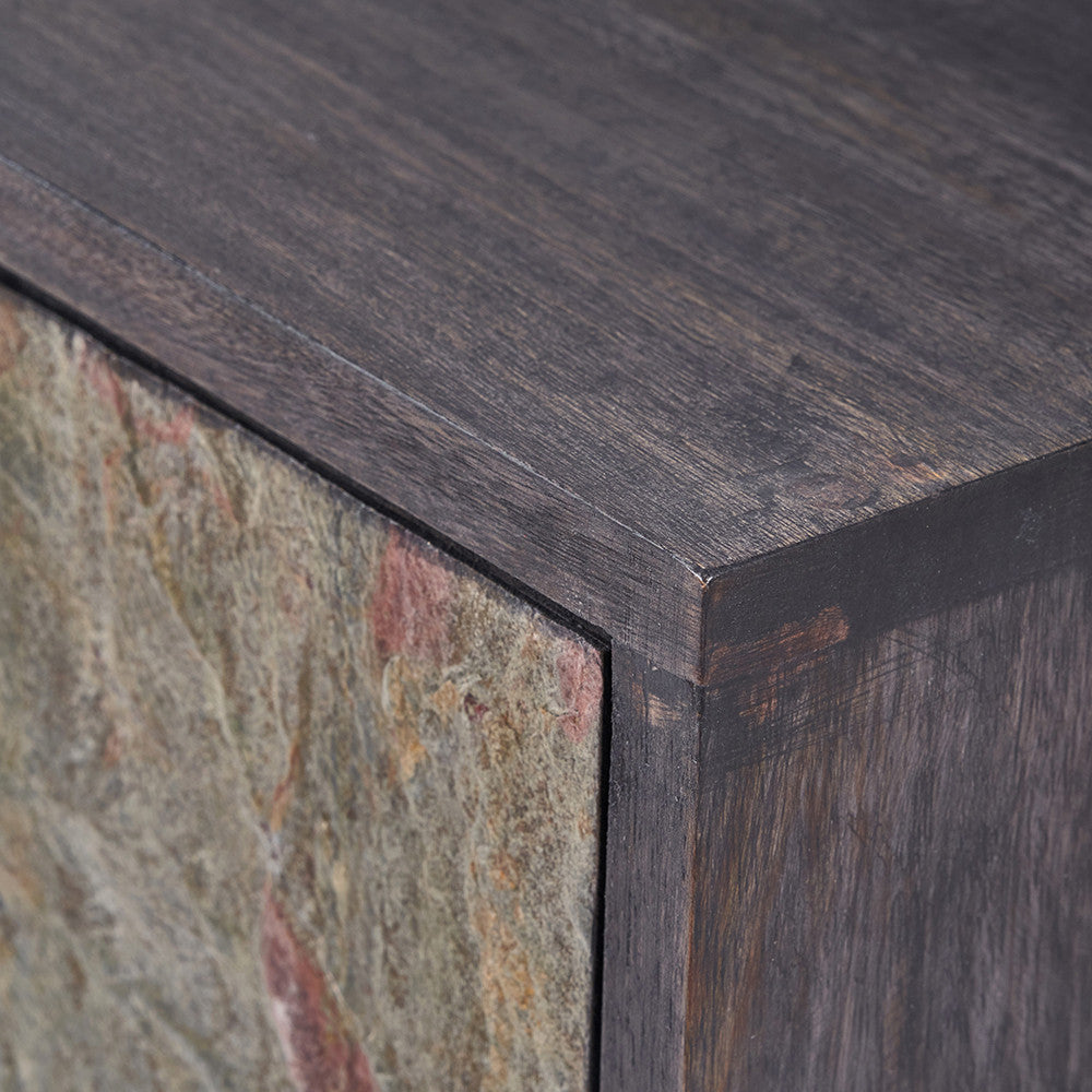 Verde Black Mango Wood Console Table