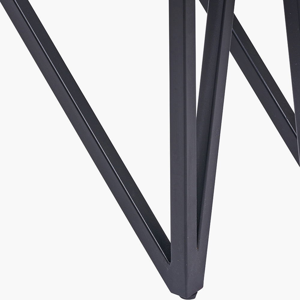 Verde Black Mango Wood Console Table