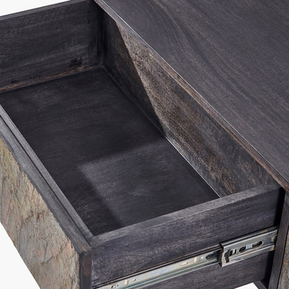Verde Black Mango Wood Console Table