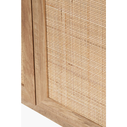 Henrik Natural Rattan 2 Door Cabinet