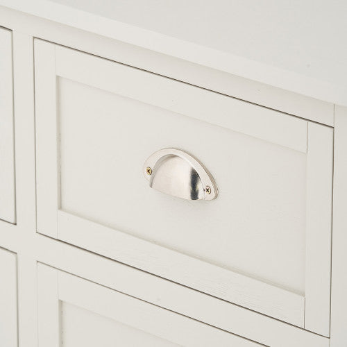 Croft Linen Pine Wood 3 Drawer Unit