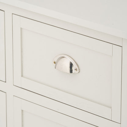 Croft Linen Pine Wood 3 Drawer Unit