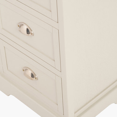 Croft Linen Pine Wood 3 Drawer Unit