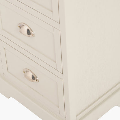 Croft Linen Pine Wood 3 Drawer Unit