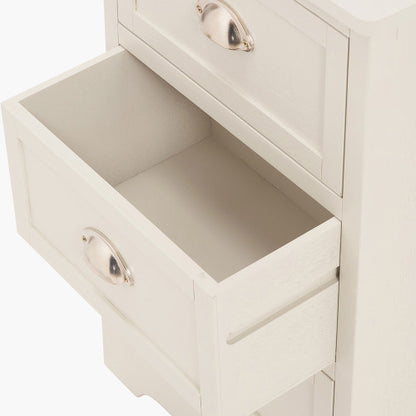 Croft Linen Pine Wood 3 Drawer Unit