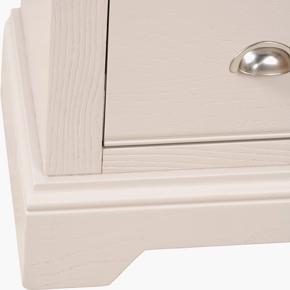 Fairford White Pine & Oak 5 Drawer Unit | Country Storage Furniture