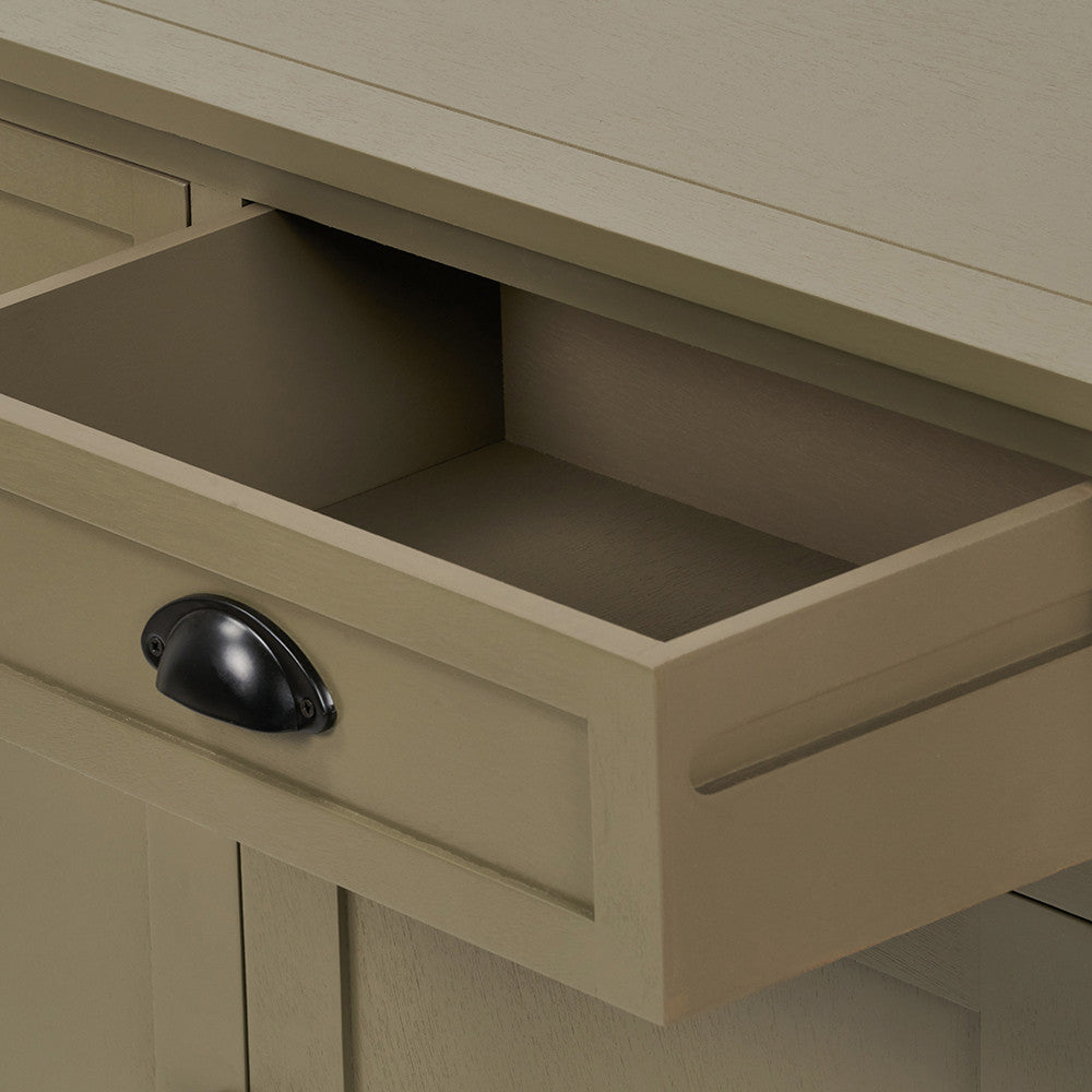 Croft Olive Pine Wood 3 Door 3 Drawer Unit