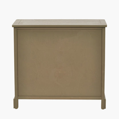 Croft Olive Pine Wood 6 Drawer Unit