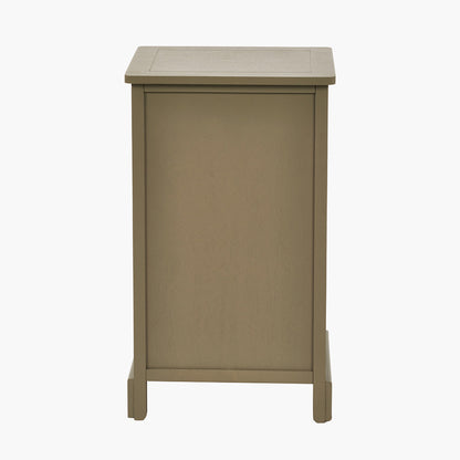 Croft Olive Pine Wood 3 Drawer Unit