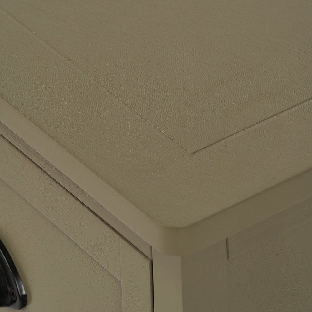 Croft Olive Pine Wood 3 Drawer Unit