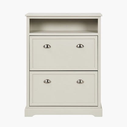 Croft Linen Pine Wood Shoe Storage Unit