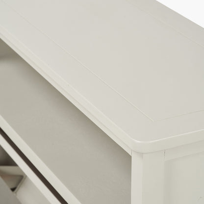 Croft Linen Pine Wood Shoe Storage Unit