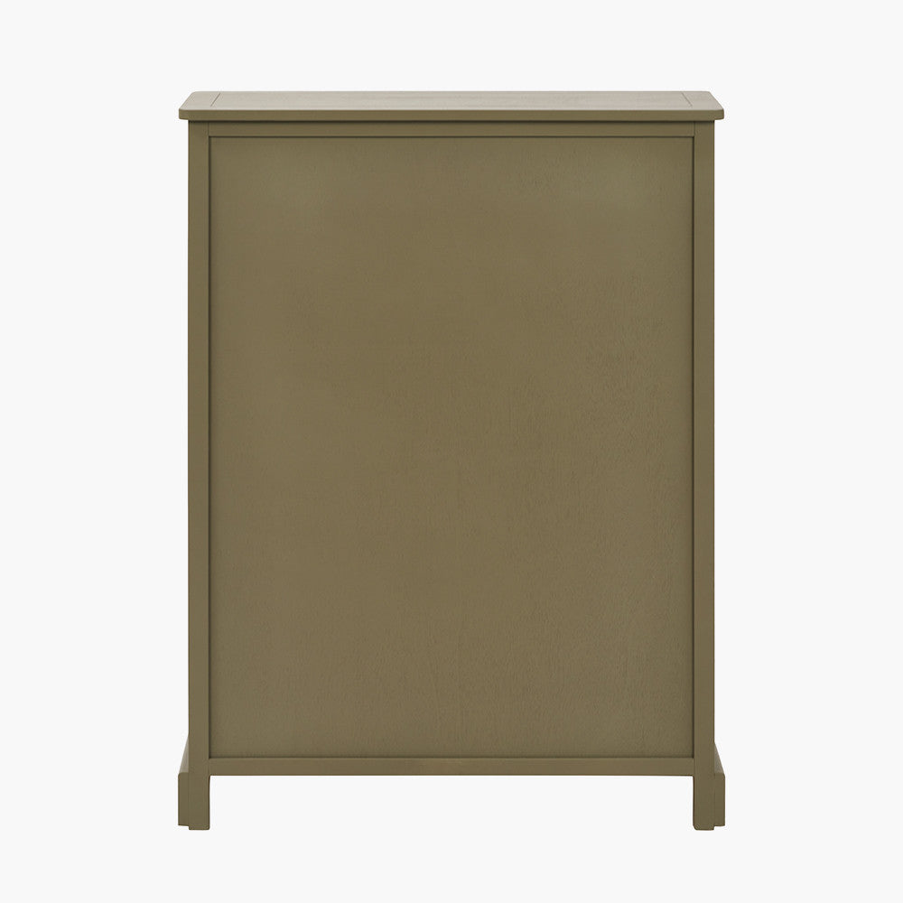 Croft Olive Pine Wood Shoe Storage Unit