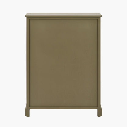 Croft Olive Pine Wood Shoe Storage Unit