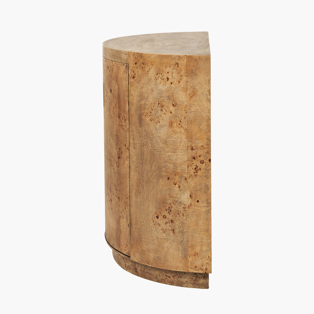Newborough Burr Wood Effect 2 Door Cabinet
