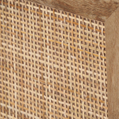 Henrik Natural Rattan 3 Drawer Tall Unit