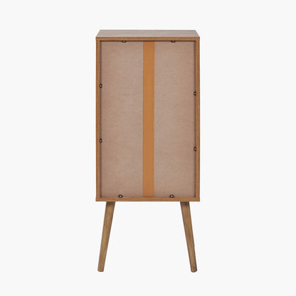 Larvik Natural Eucalyptus Wood 3 Drawer Tall Unit
