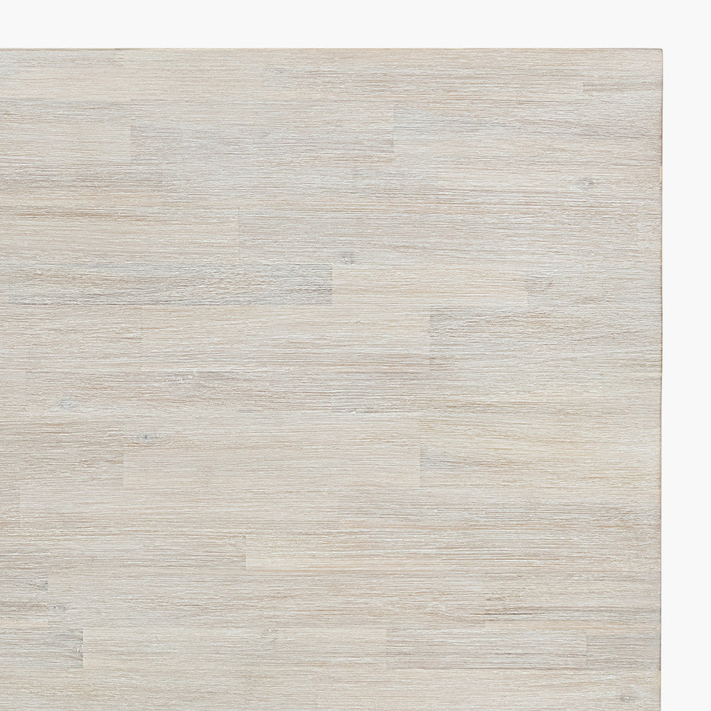 Gio 6 Seater Dining Table | White Sand Acacia Wood