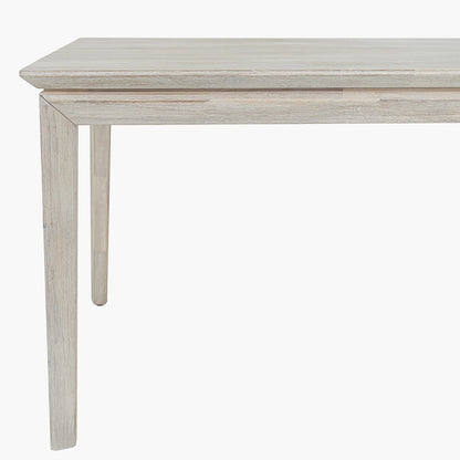 Gio 6 Seater Dining Table | White Sand Acacia Wood