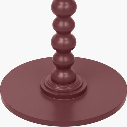 Margot Mulberry Wood Bobble Side Table