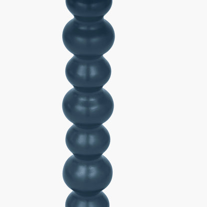 Margot Navy Wood Bobble Side Table