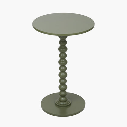 Margot Olive Wood Bobble Side Table