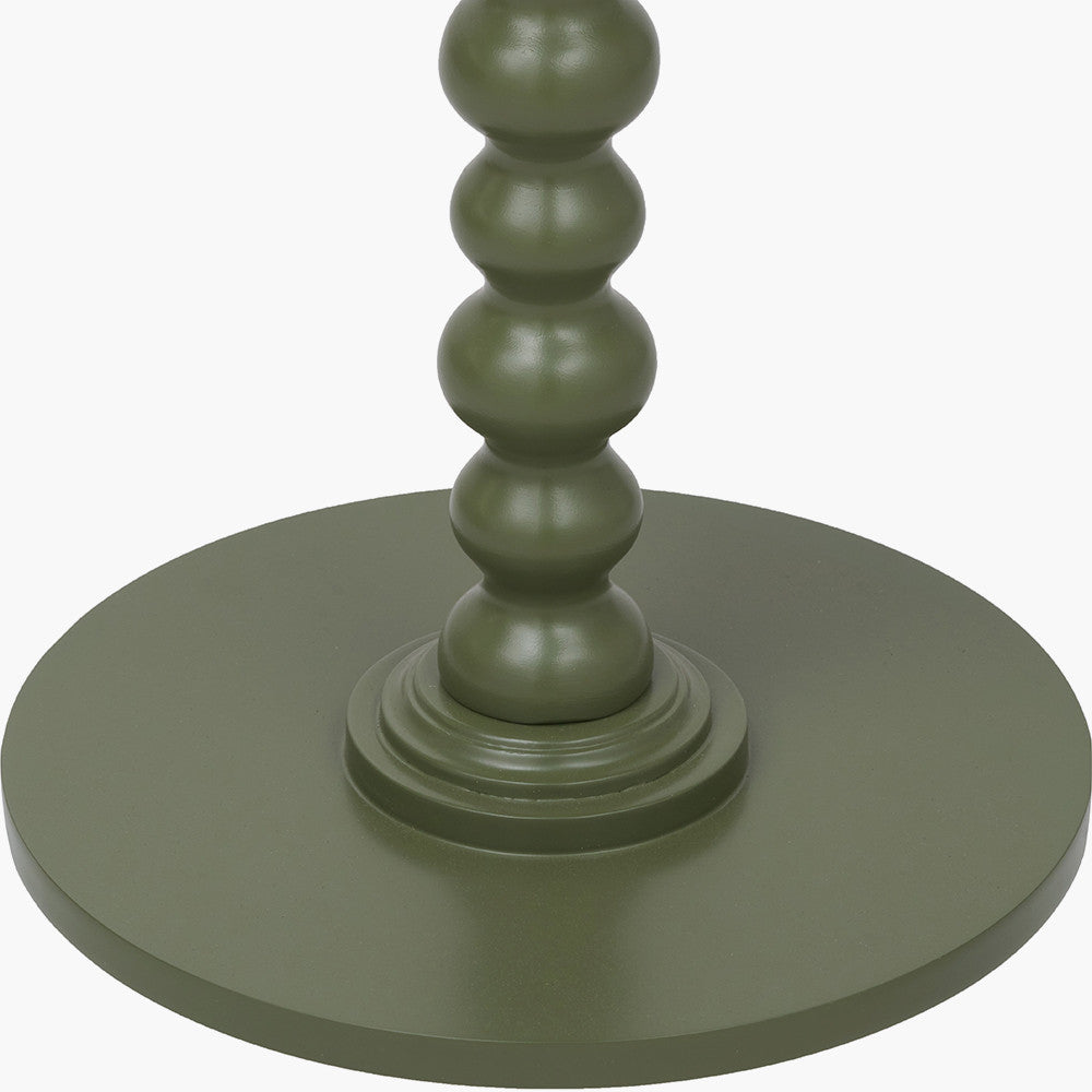 Margot Olive Wood Bobble Side Table