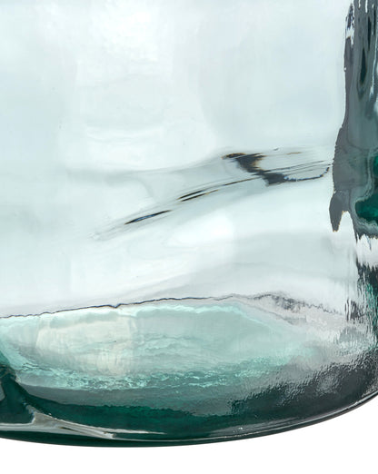 Clear Recycled Glass Bottle Vase