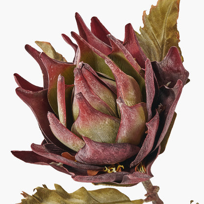 Mulberry Lotus Artificial Flower Stems – Pack of 6 Faux Floral Décor