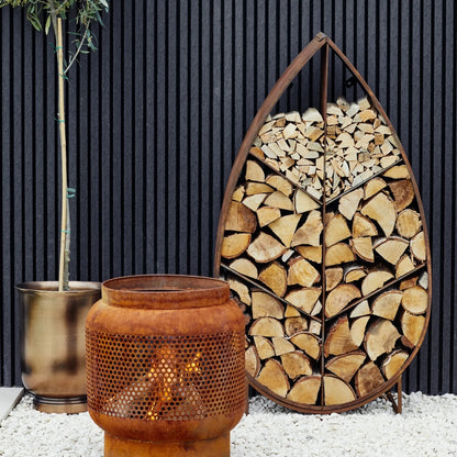 Shop this Modern Sculptural Design that blends seamlessly with garden surroundings. 2-Year Warranty. Dimensions H124xW70cm. Shop online today at www.nobleandnook.co.uk