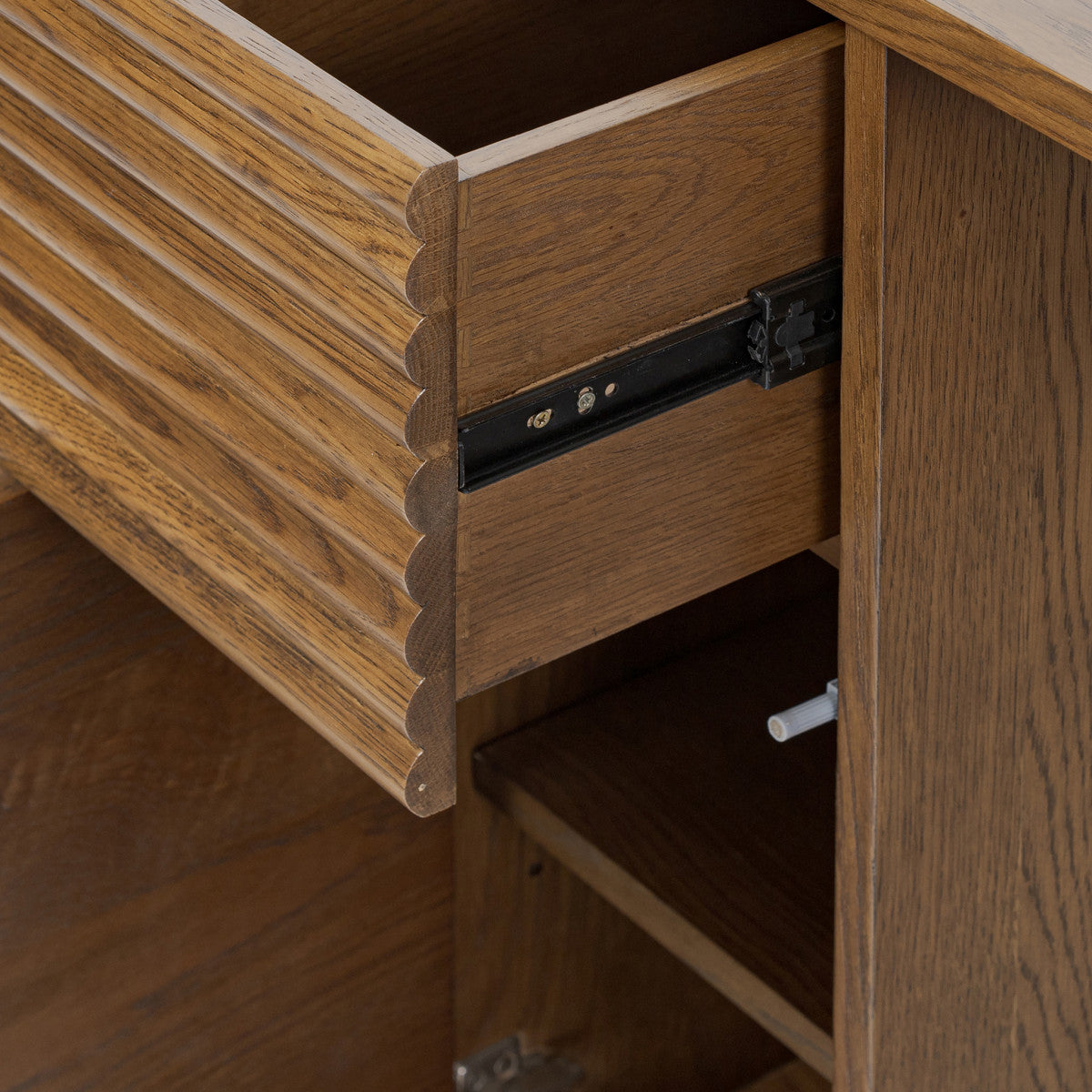 Charlton Desk | Oak in Aged Walnut Finish