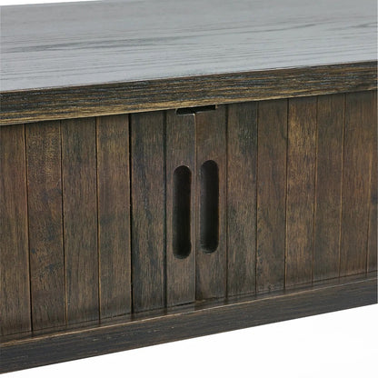 Whether it's used in an entryway or as an accent in your living area, the Arya Console with its sleek profile and clever storage make it a must-have addition for modern interiors. H80xD35xW120cm. Available at www.nobleandnook.co.uk