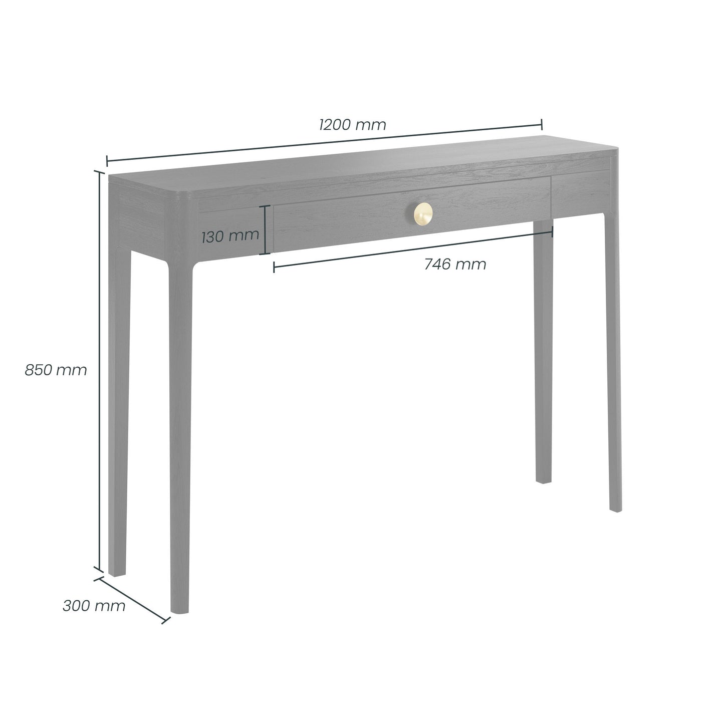 Shop the Abberley Console in sleek black stained solid Oak by D.I.Designs. FREE UK Mainland Delivery. Shop online today at www.nobleandnook.co.uk