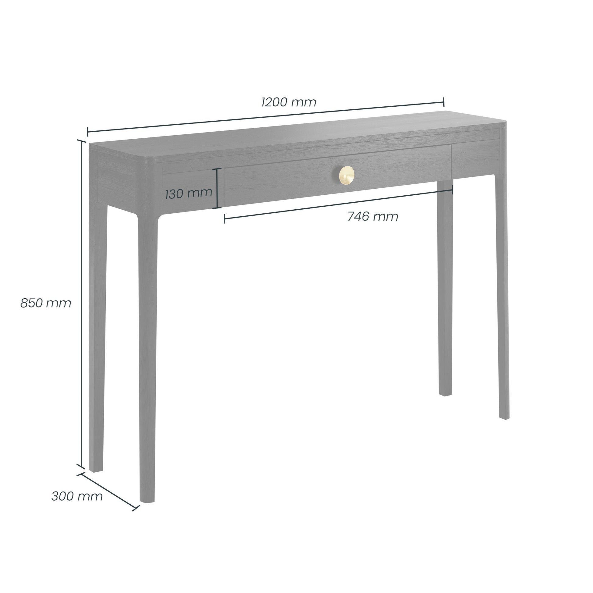 Shop the Abberley Console in sleek black stained solid Oak by D.I.Designs. FREE UK Mainland Delivery. Shop online today at www.nobleandnook.co.uk