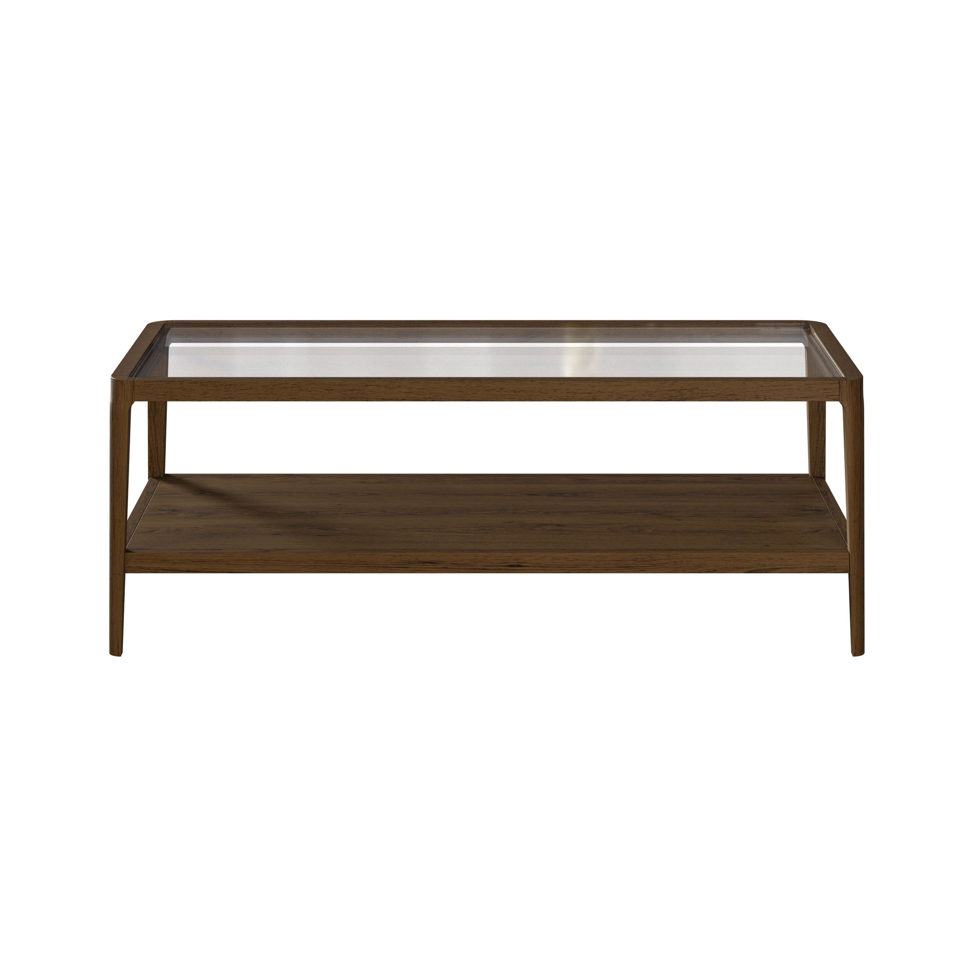 Shop the Abberley Coffee Table in Brown stained solid oak and oak veneer with visible wood grain. FREE UK Mainland Delivery. Shop online today at www.nobleandnook.co.uk