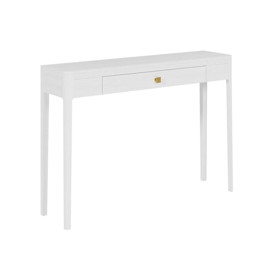 Shop the Abberley Console in white oak with a visible natural wood grain. FREE UK Mainland Delivery. Shop online today at www.nobleandnook.co.uk