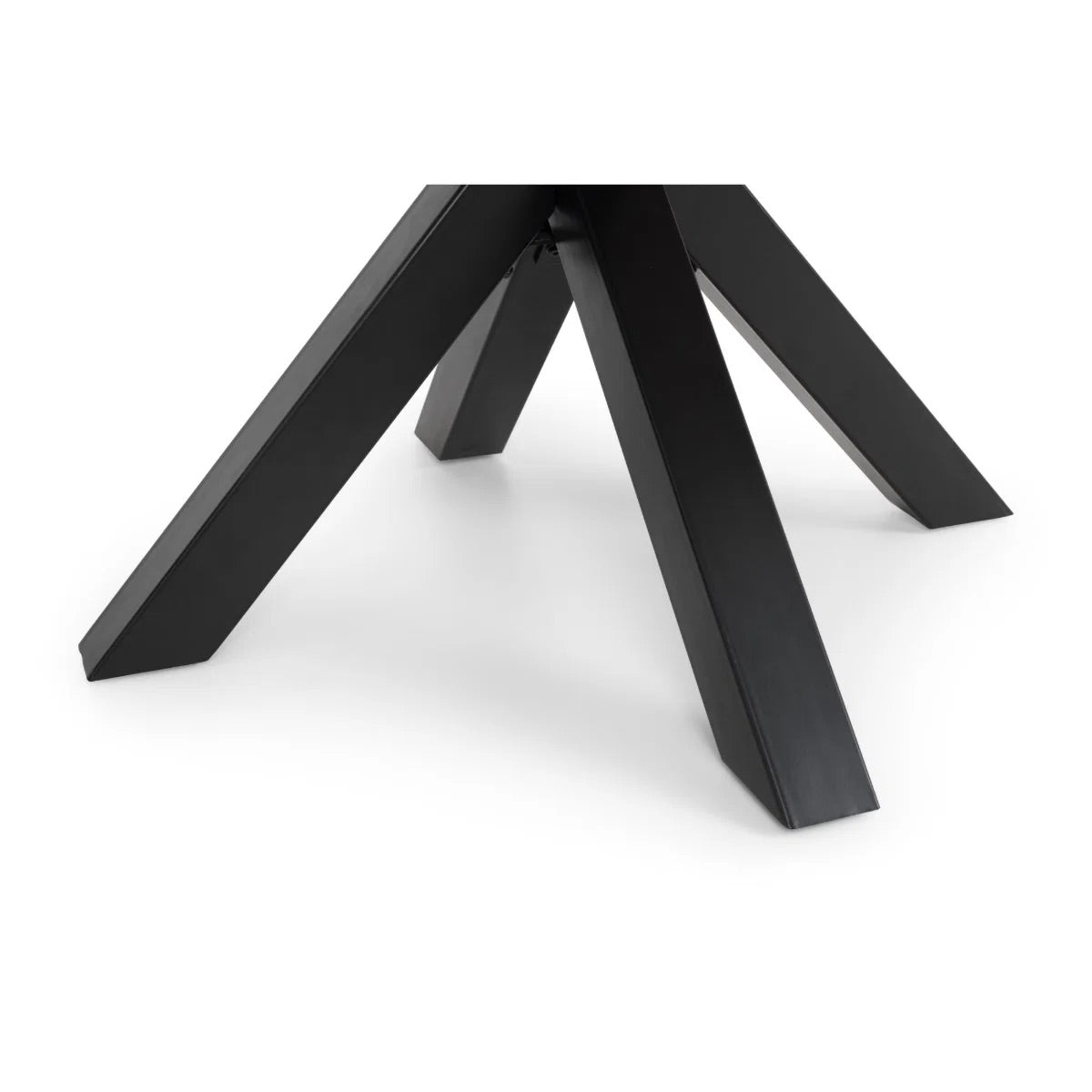 Berwick 4 Seater Round Dining Table | Oak & Black