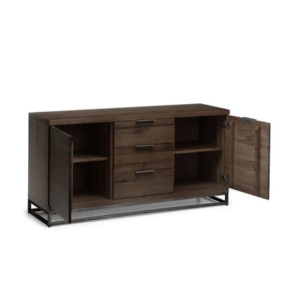 Brooklyn Sideboard | Dark Oak & Metal