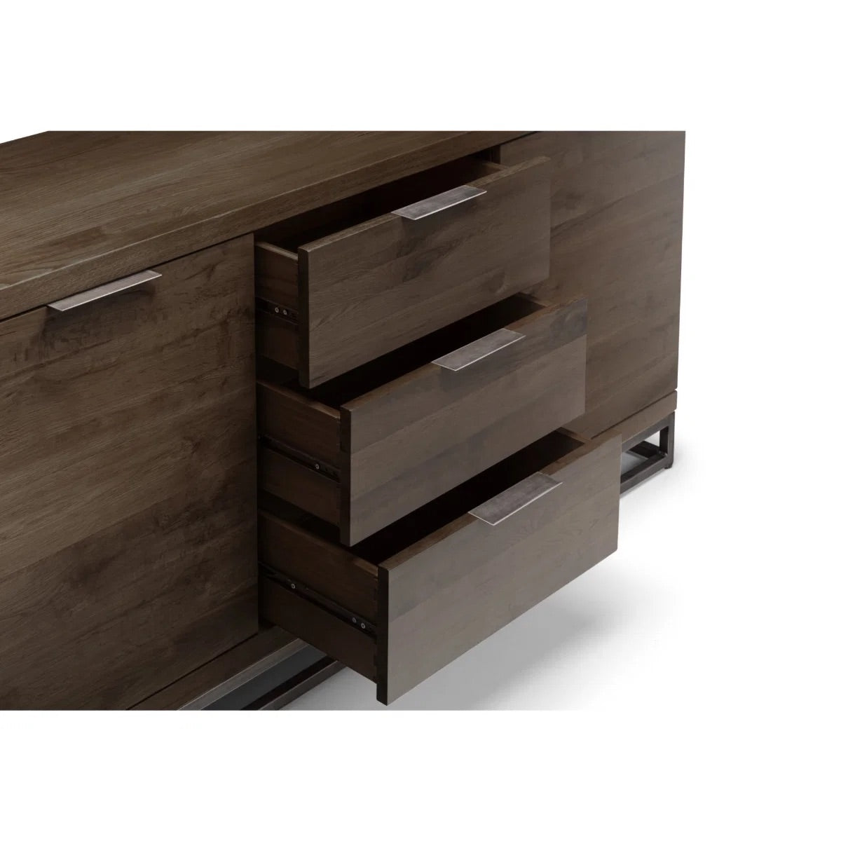 Brooklyn Sideboard | Dark Oak & Metal
