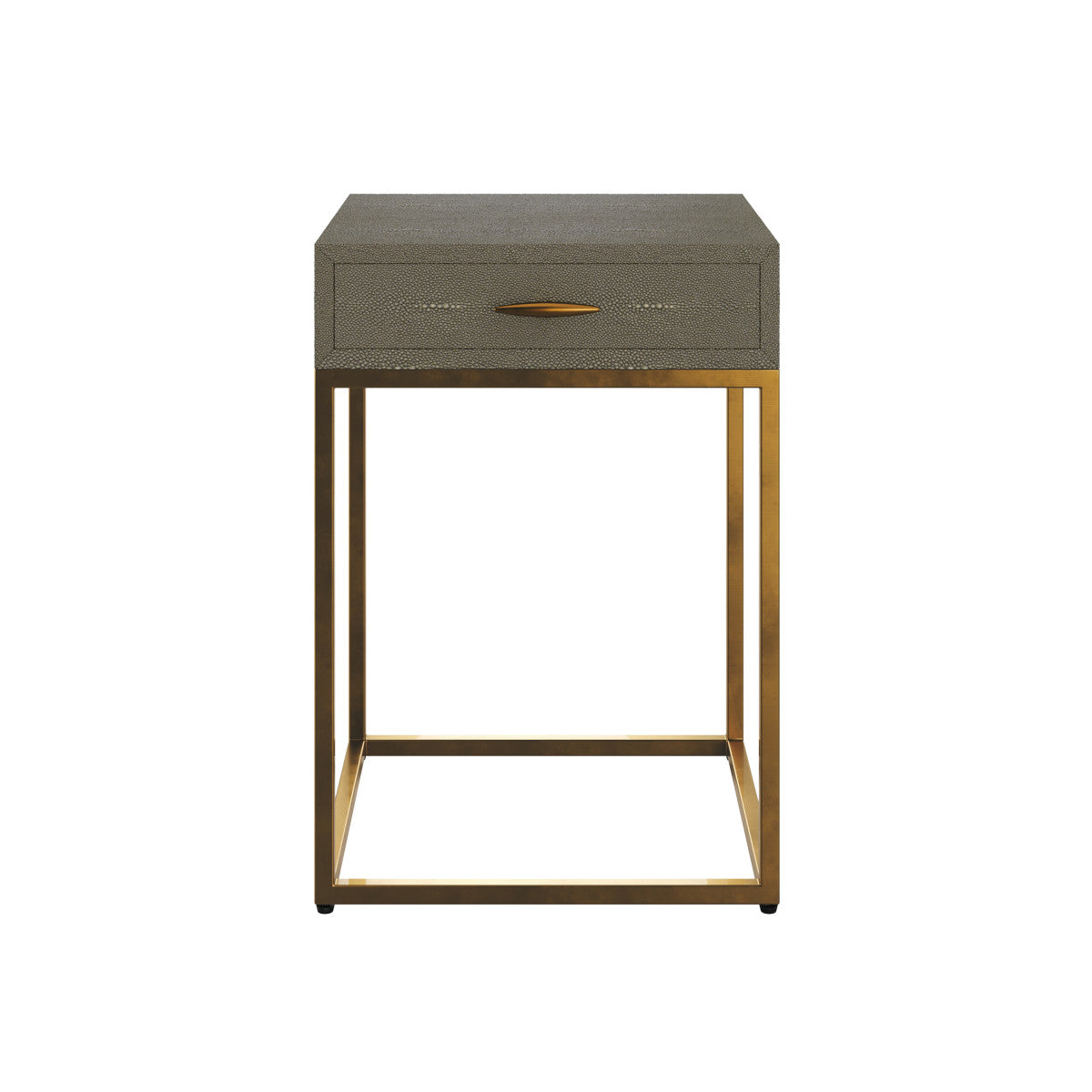 Shop the Hampton Bedside Table one drawer in Grey Shagreen by D.I. Designs. FREE UK Mainland Delivery. Shop online today at www.nobleandnook.co.uk